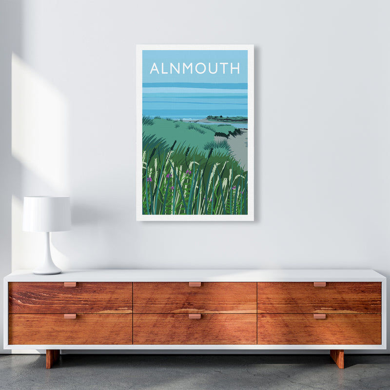 Alnmouth portrait Travel Art Print by Richard O'Neill A1 Canvas