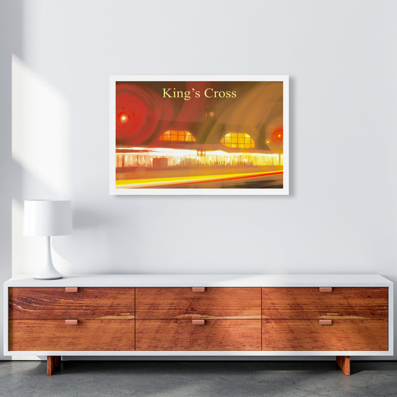 King's Cross Travel Art Print by Richard O'Neill A1 Canvas