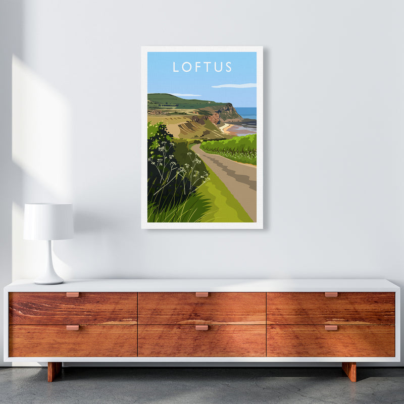 Loftus portrait Travel Art Print by Richard O'Neill A1 Canvas