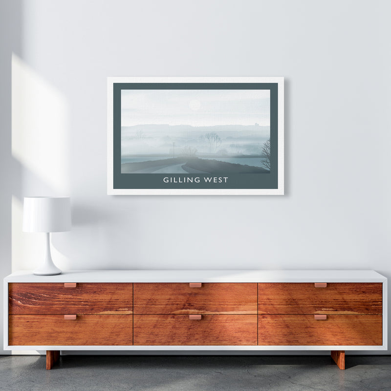 Gilling West (Winter) Travel Art Print by Richard O'Neill A1 Canvas