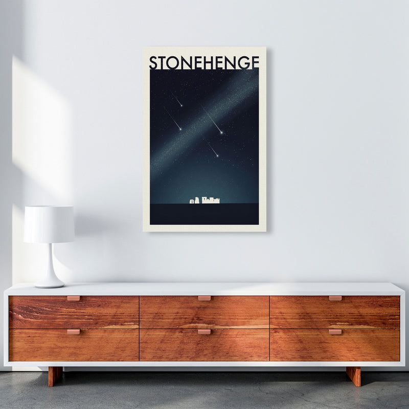 Stonehenge 2 (Night) Travel Art Print by Richard O'Neill A1 Canvas