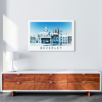 Beverley (Snow) 2 Travel Art Print by Richard O'Neill A1 Canvas