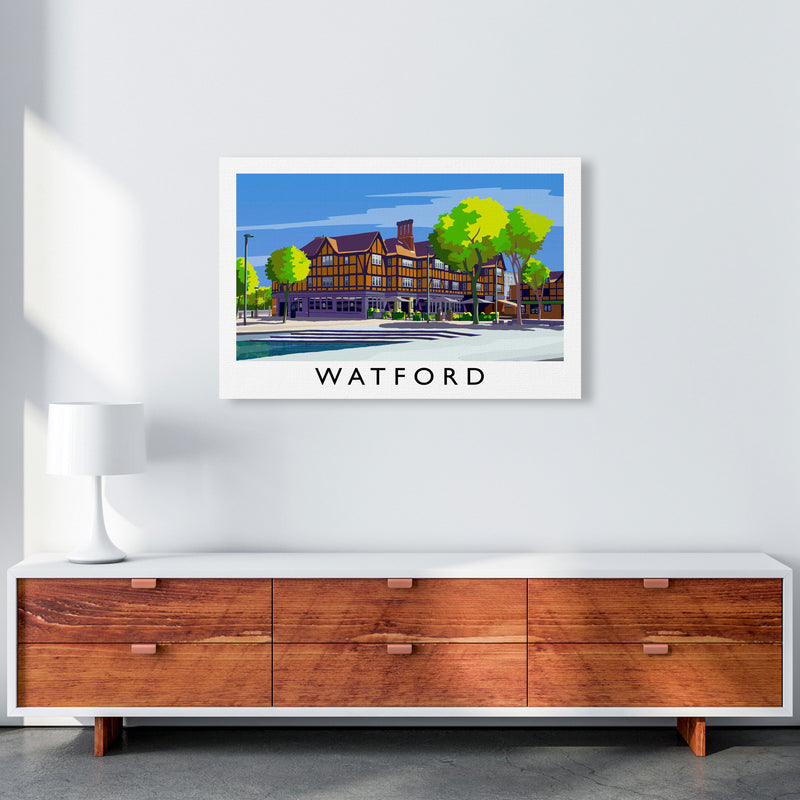 Watford 2 Travel Art Print by Richard O'Neill A1 Canvas