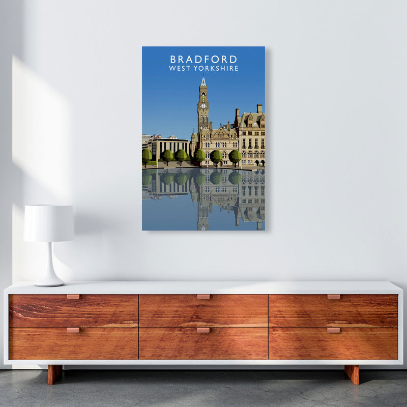 Bradford West Yorkshire Framed Digital Art Print by Richard O'Neill A1 Canvas
