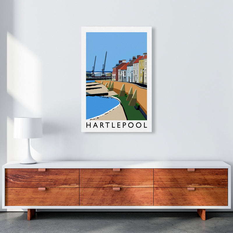 Hartlepool Framed Digital Art Print by Richard O'Neill A1 Canvas