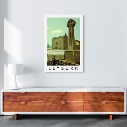 Leyburn Framed Digital Art Print by Richard O'Neill A1 Canvas