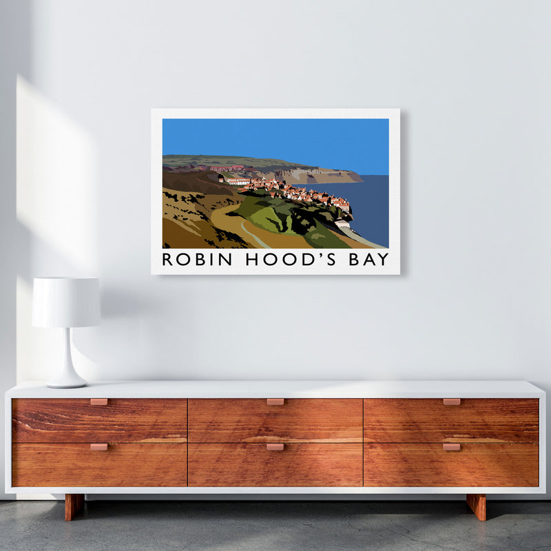 Robin Hood's Bay Art Print by Richard O'Neill A1 Canvas