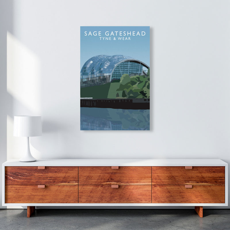 Sage Gateshead Tyne & Wear Art Print by Richard O'Neill A1 Canvas
