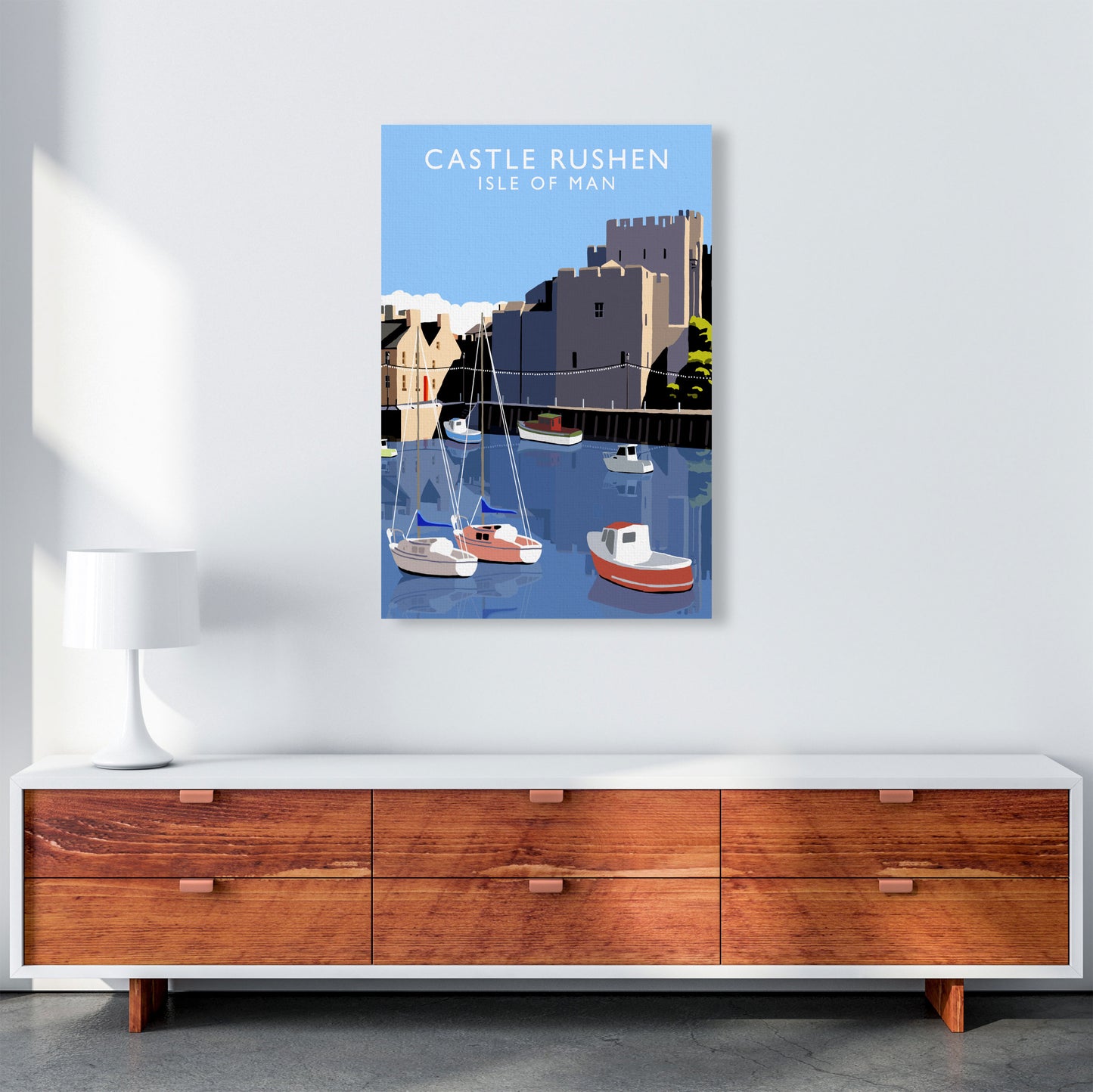 Castle Rushen by Richard O'Neill A1 Canvas