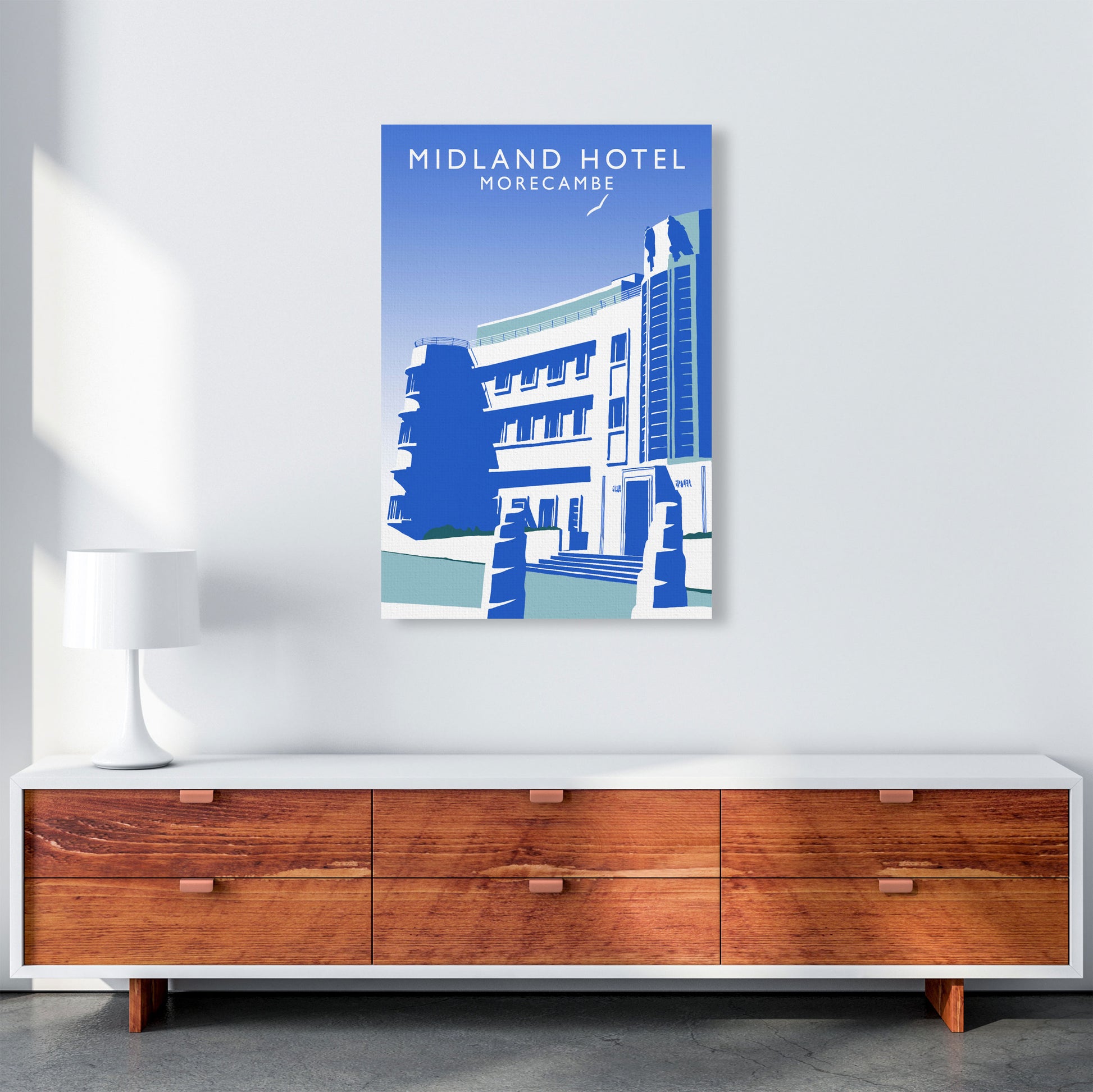 Midland Hotel by Richard O'Neill A1 Canvas