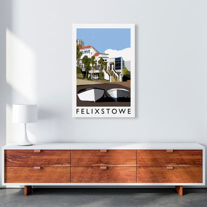 Felixstowe Art Print by Richard O'Neill A1 Canvas
