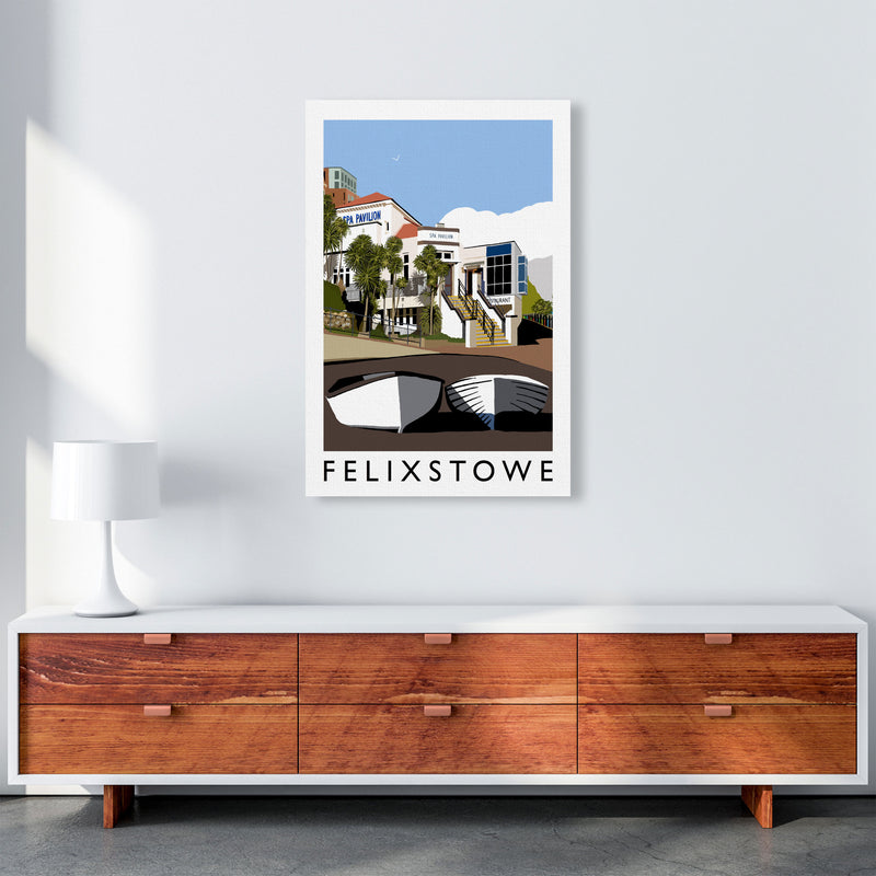 Felixstowe Art Print by Richard O'Neill A1 Canvas