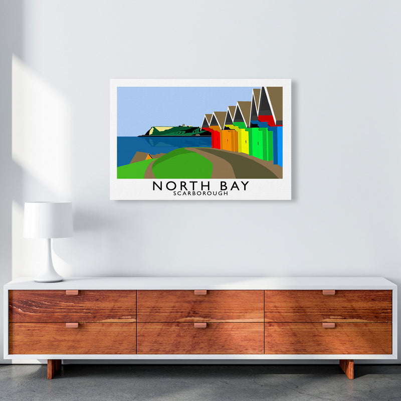 North Bay Scarborough North Yorkshire Coast Art Print by Richard O'Neill A1 Canvas