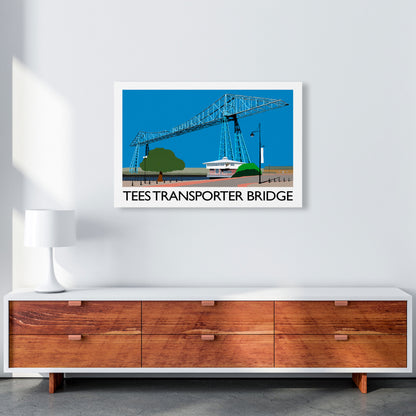 Tees Transporter Bridge by Richard O'Neill A1 Canvas