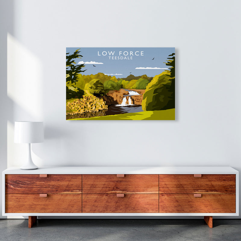 Low Force Teesdale Art Print by Richard O'Neill A1 Canvas