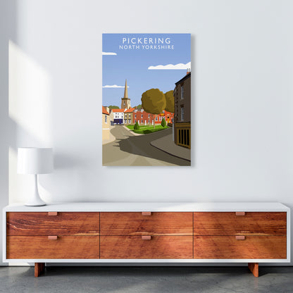 Pickering (Portrait) by Richard O'Neill Yorkshire Art Print, Travel Poster A1 Canvas