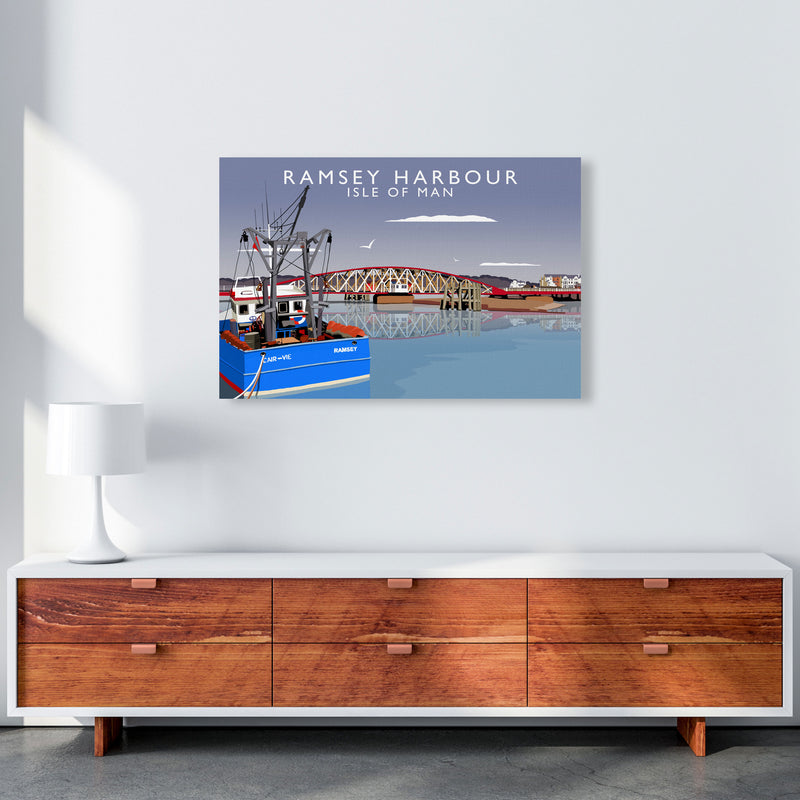 Ramsey Harbour (Landscape) by Richard O'Neill A1 Canvas