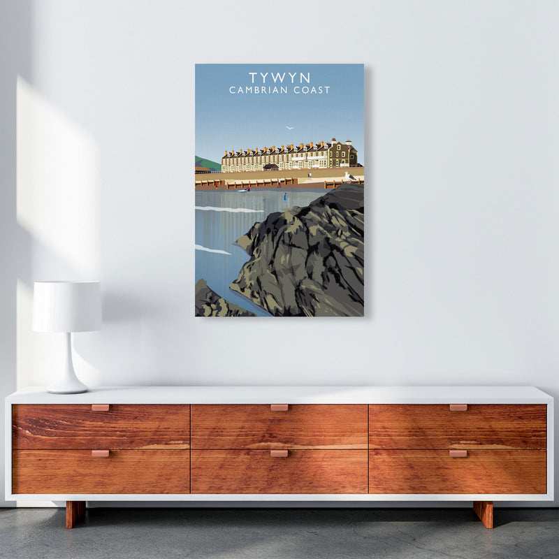 Tywyn Cambrian Coast Framed Digital Art Print by Richard O'Neill A1 Canvas