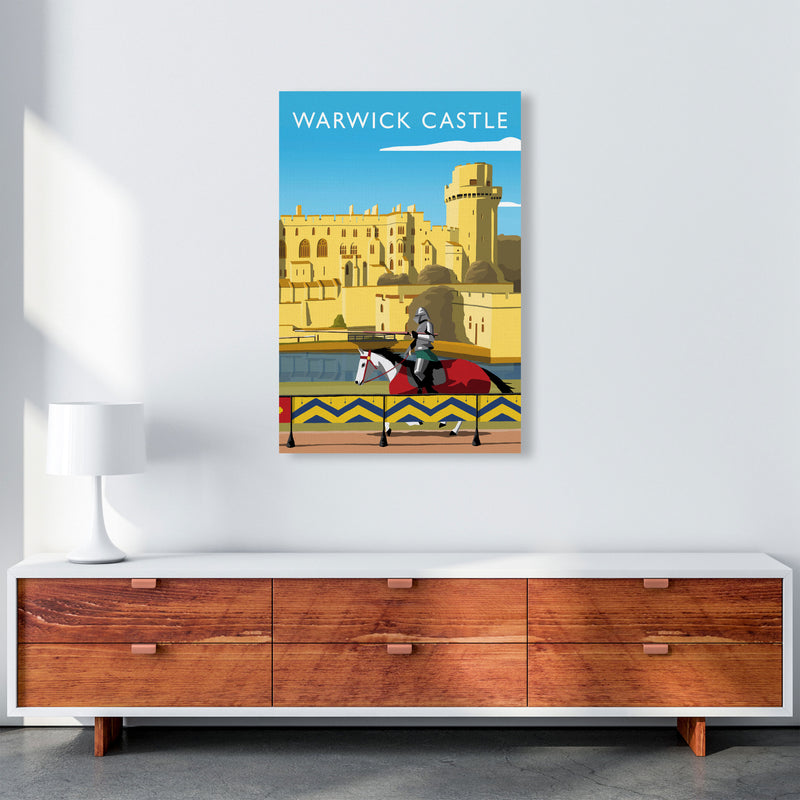 Warwick Castle Portrait by Richard O'Neill A1 Canvas
