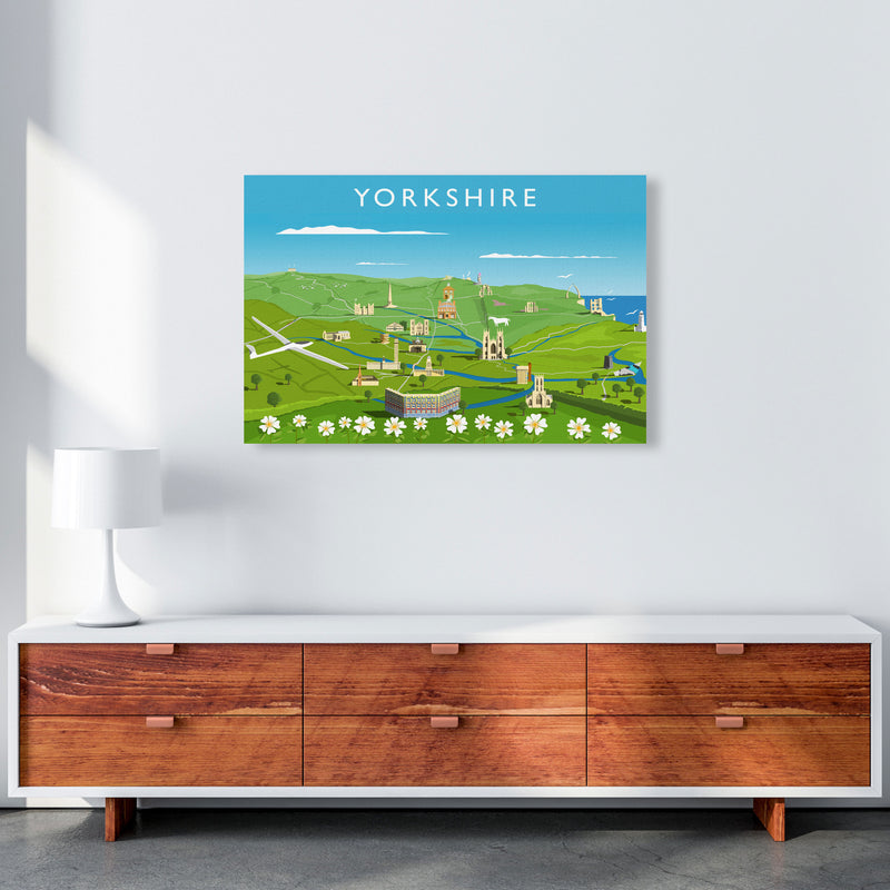Yorkshire Framed Digital Art Print by Richard O'Neill A1 Canvas