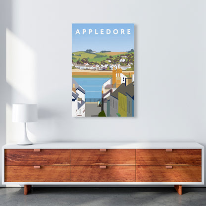 Appledore Framed Digital Art Print by Richard O'Neill A1 Canvas