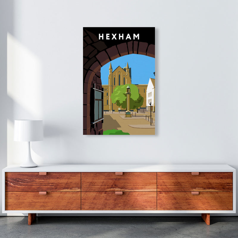 Hexham Portrait by Richard O'Neill A1 Canvas
