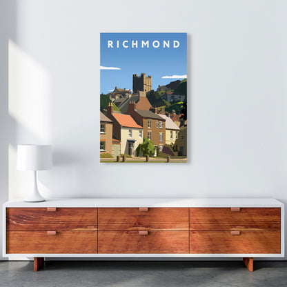Richmond Travel Art Print by Richard O'Neill, Framed Wall Art A1 Canvas