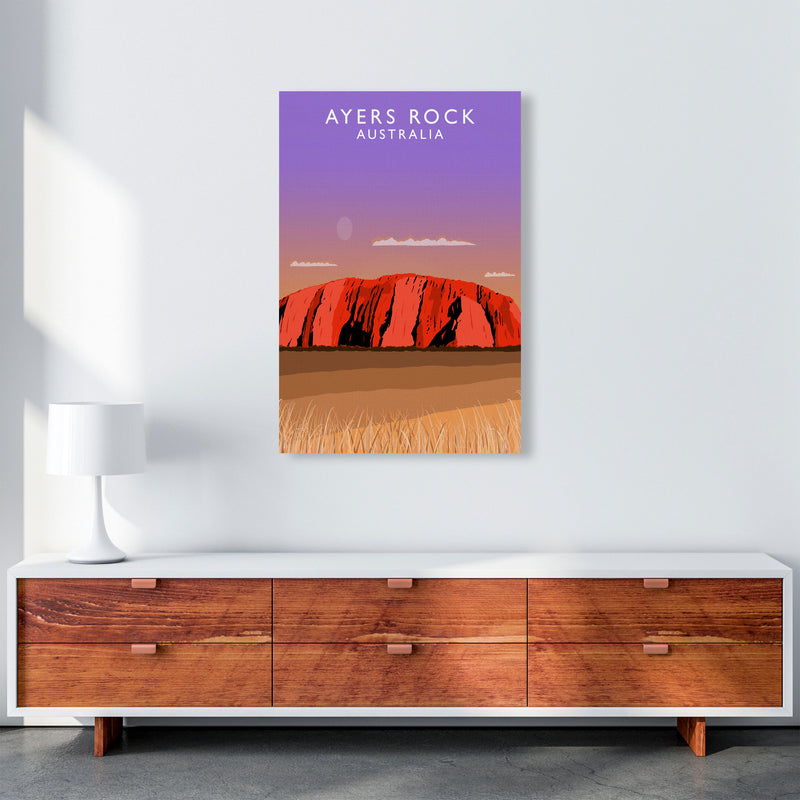 Ayers Rock Australia Art Print by Richard O'Neill A1 Canvas