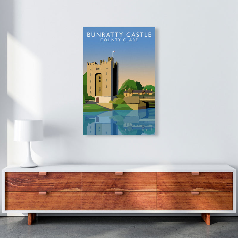 Bunratty Castle Portrait by Richard O'Neill A1 Canvas