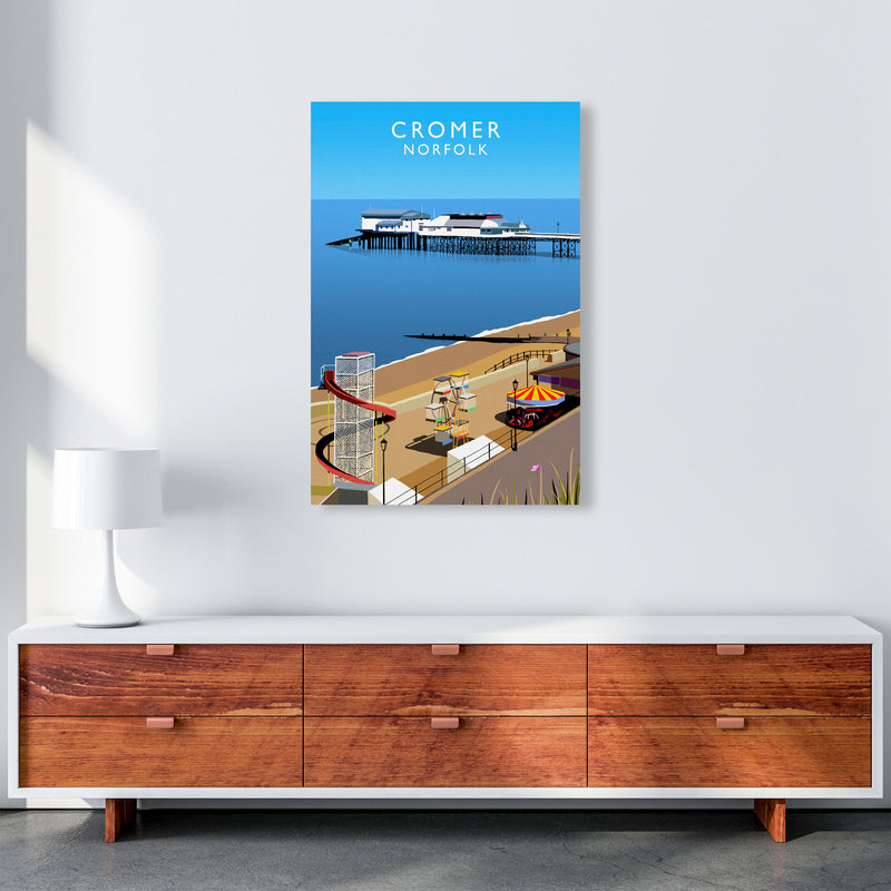 Cromer Norfolk Framed Digital Art Print by Richard O'Neill A1 Canvas