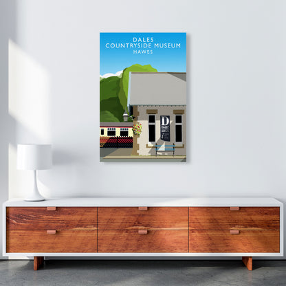 Dales Countryside Musuem Portrait by Richard O'Neill A1 Canvas