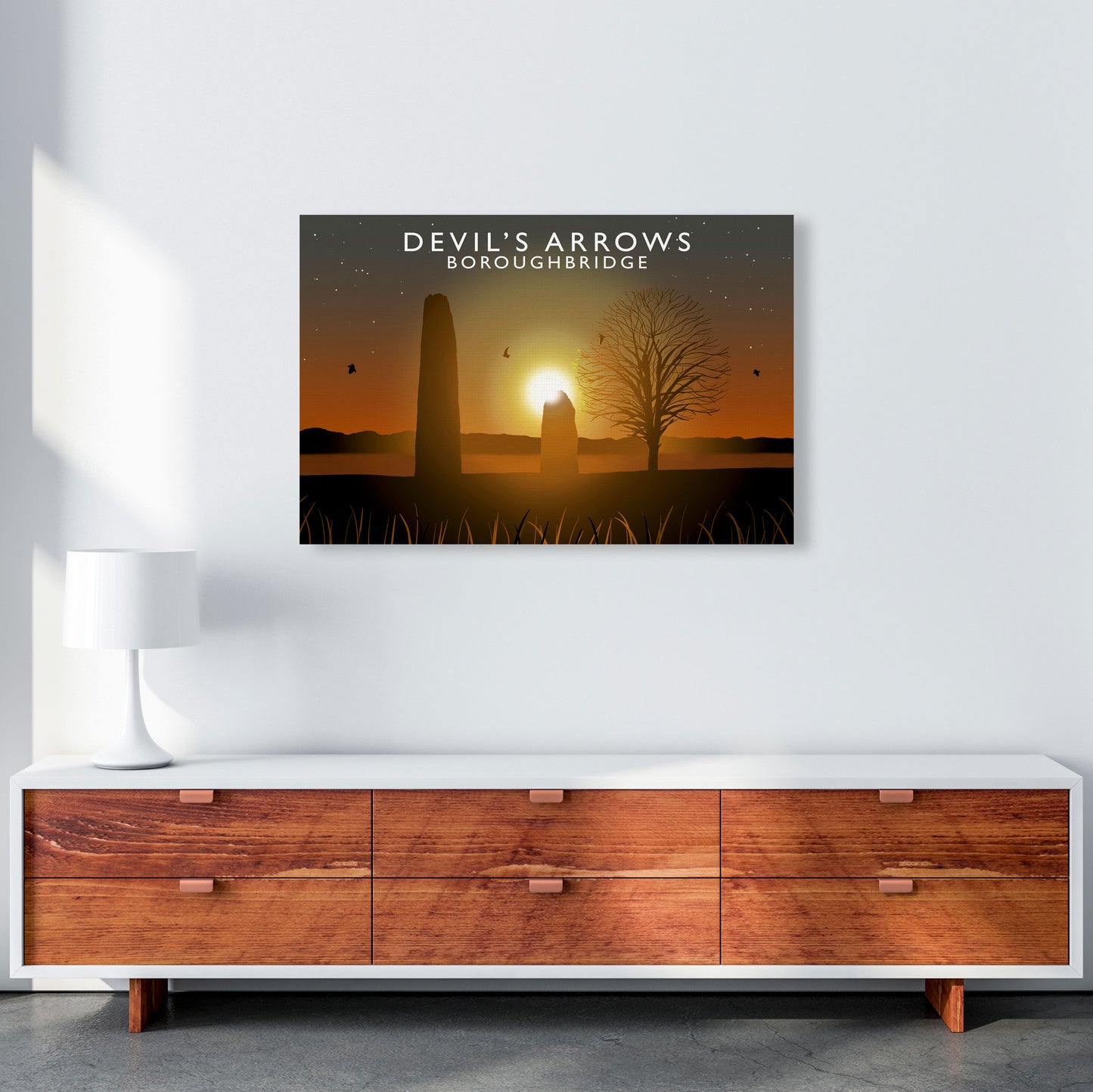 Devil's Arrows by Richard O'Neill A1 Canvas