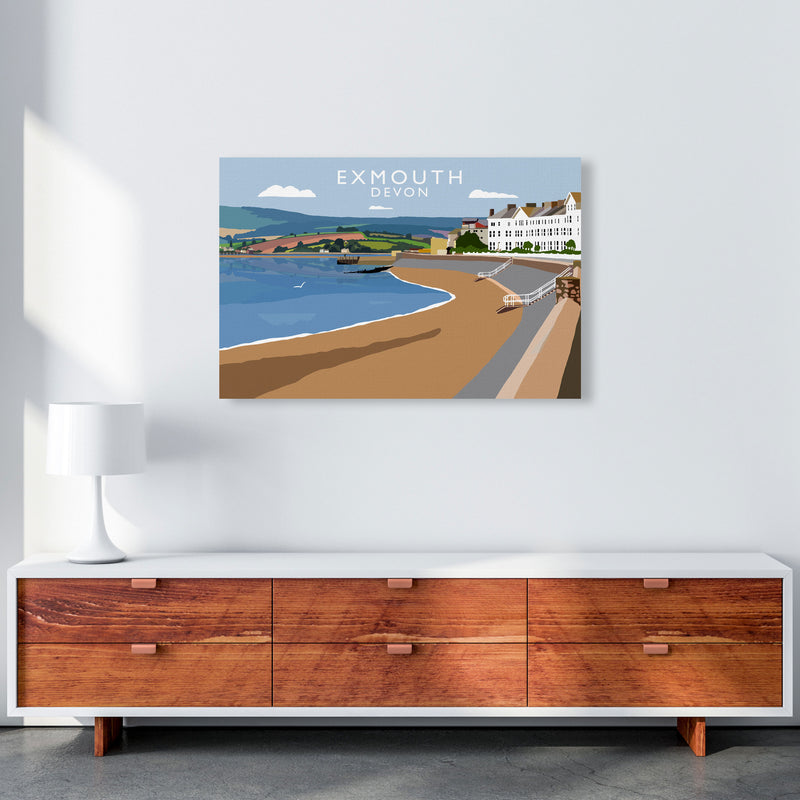 Exmouth Devon Art Print by Richard O'Neill A1 Canvas