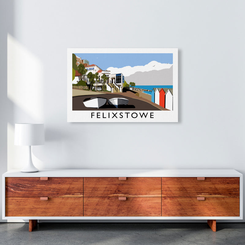 Felixstowe Framed Digital Art Print by Richard O'Neill A1 Canvas