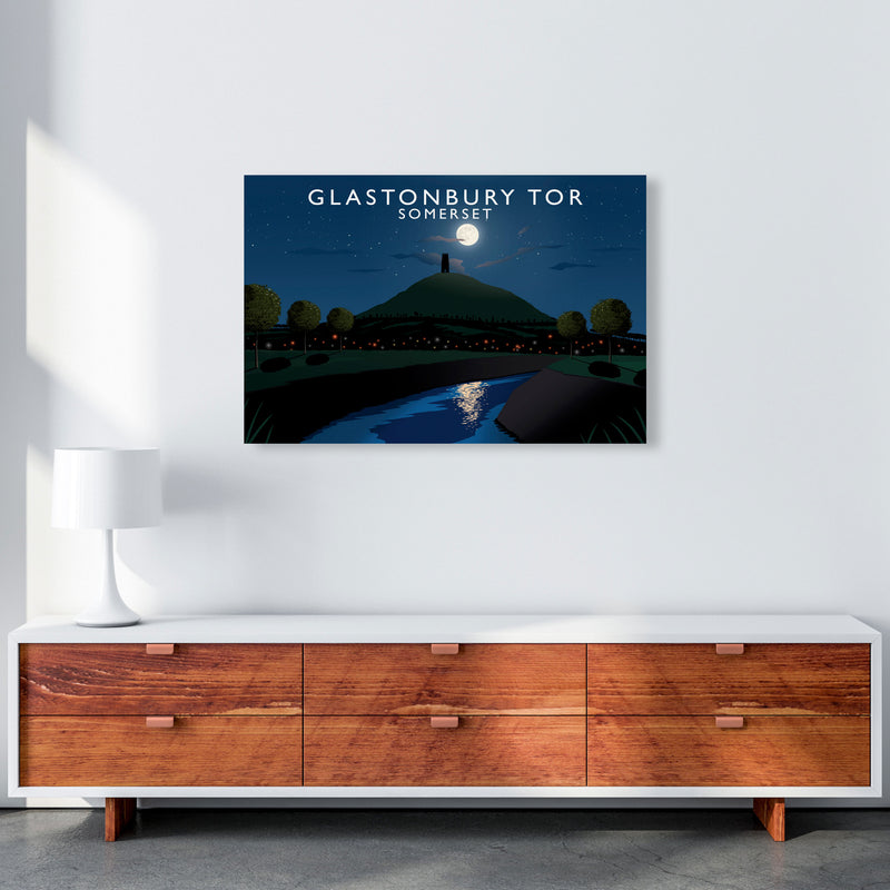 Glastonbury Tor Night by Richard O'Neill A1 Canvas