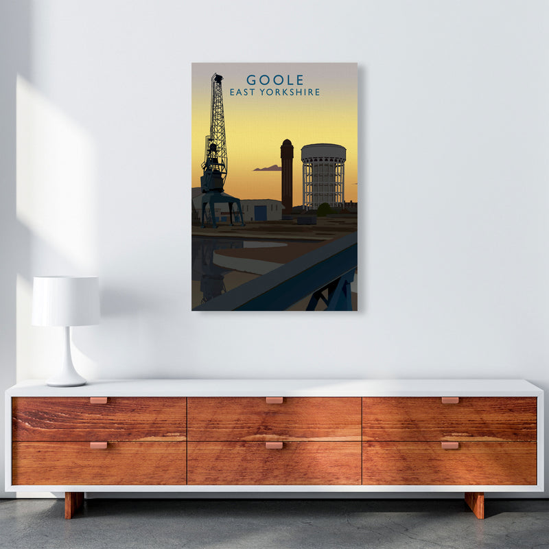 Goole Night Portrait by Richard O'Neill A1 Canvas