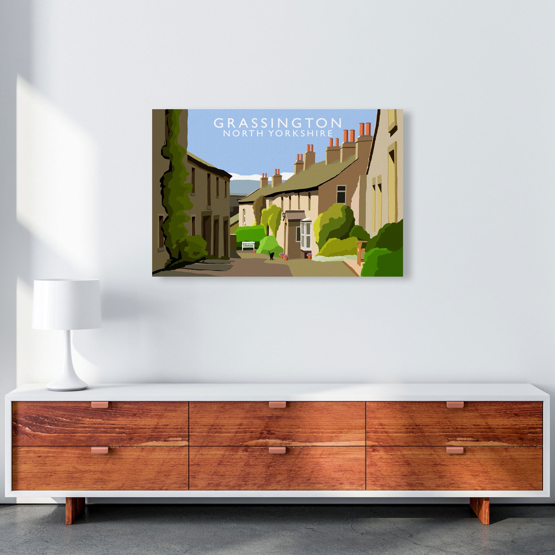 Grassington by Richard O'Neill A1 Canvas
