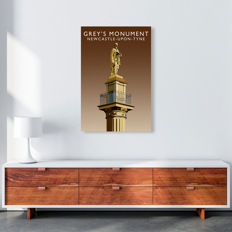 Grey's Monument by Richard O'Neill A1 Canvas