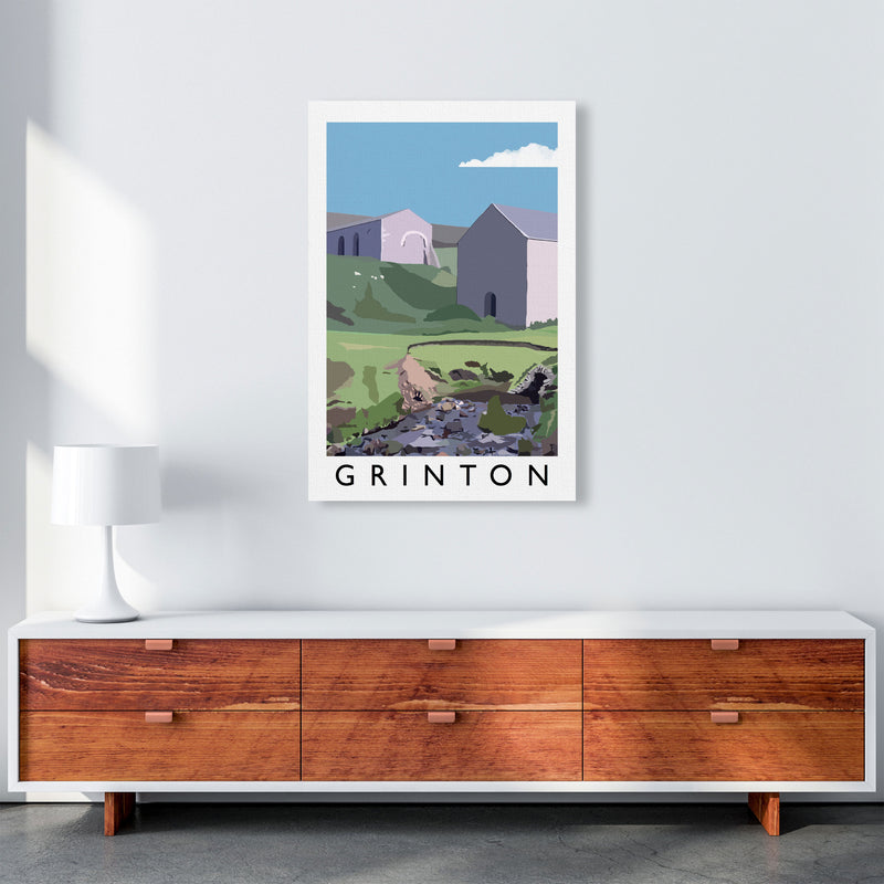 Grinton Portrait by Richard O'Neill A1 Canvas