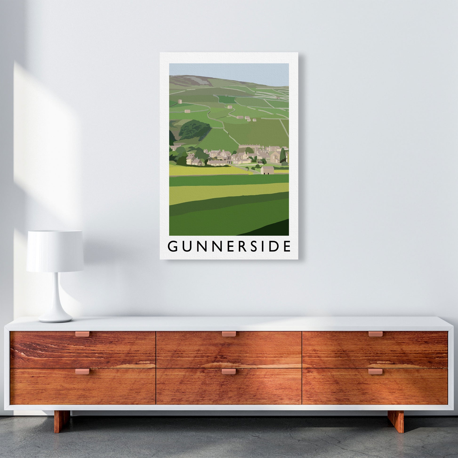 Gunnerside Portrait by Richard O'Neill A1 Canvas