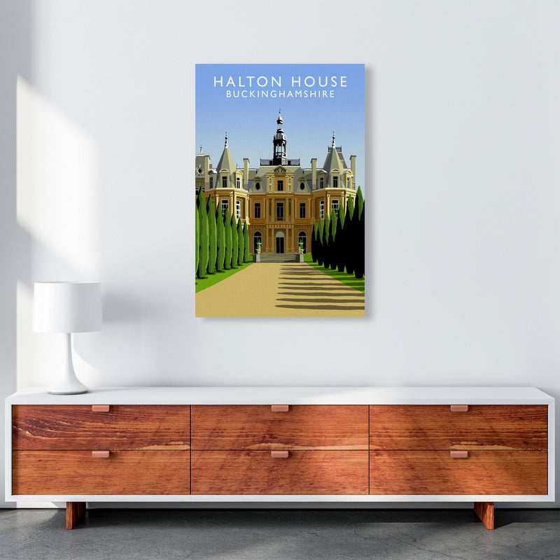 Halton House Portrait by Richard O'Neill A1 Canvas