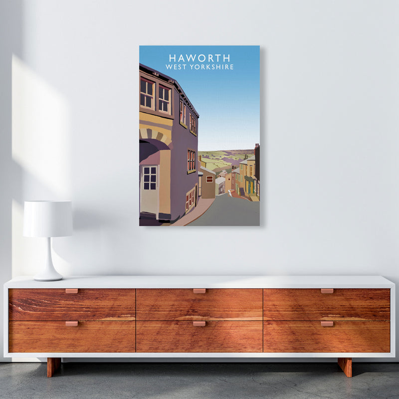 Haworth West Yorkshire Digital Art Print by Richard O'Neill, Framed Wall Art A1 Canvas