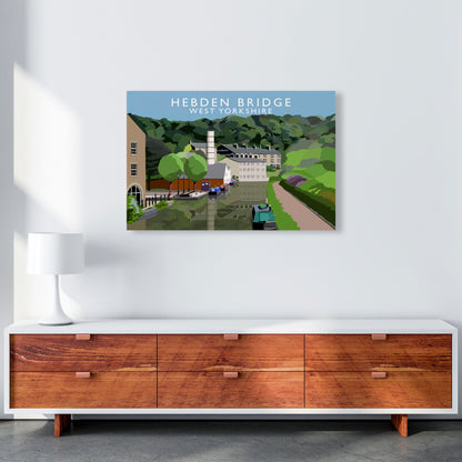 Hebden Bridge West Yorkshire Travel Art Print by Richard O'Neill A1 Canvas