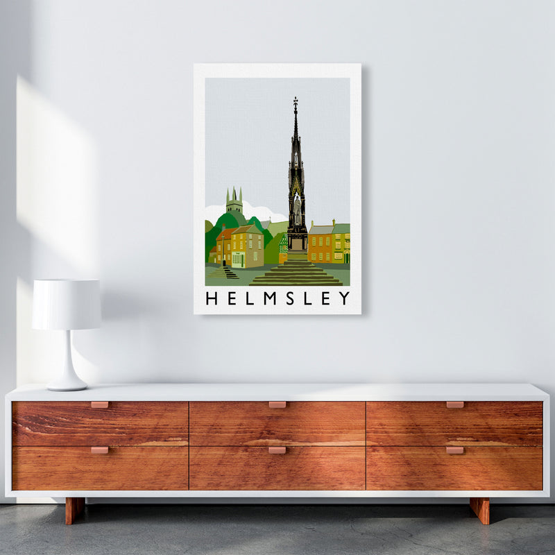 Helmsley Travel Art Print by Richard O'Neill, Framed Wall Art A1 Canvas