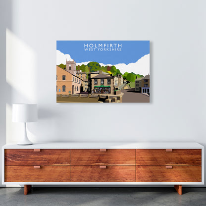 Holmfirth West Yorkshire Framed Digital Art Print by Richard O'Neill A1 Canvas