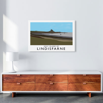Holy Island of Lindisfarne Art Print by Richard O'Neill A1 Canvas