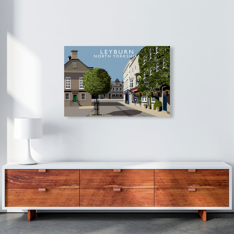 Leyburn North Yorkshire Framed Digital Art Print by Richard O'Neill A1 Canvas