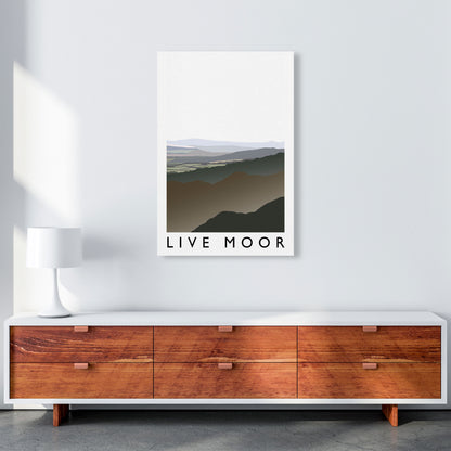 Live Moor Travel Art Print by Richard O'Neill, Framed Wall Art A1 Canvas