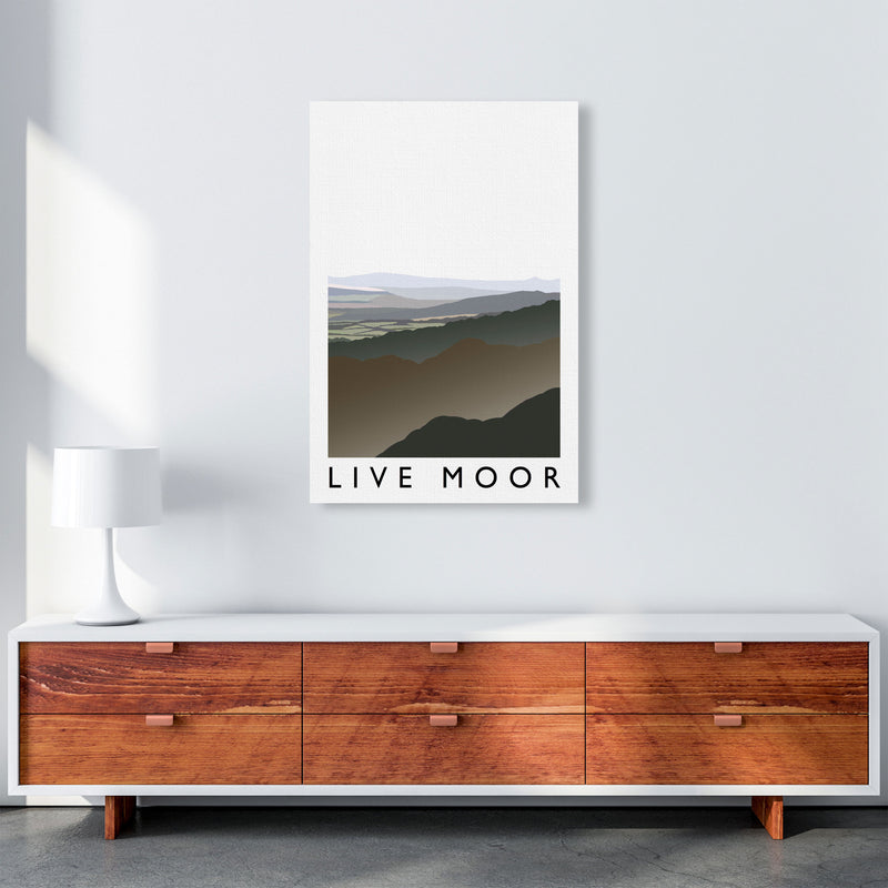 Live Moor Travel Art Print by Richard O'Neill, Framed Wall Art A1 Canvas