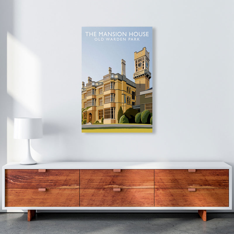The Mansion House Old Warden Park Travel Art Print by Richard O'Neill A1 Canvas
